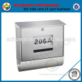 wall mount stainless steel solar mailbox